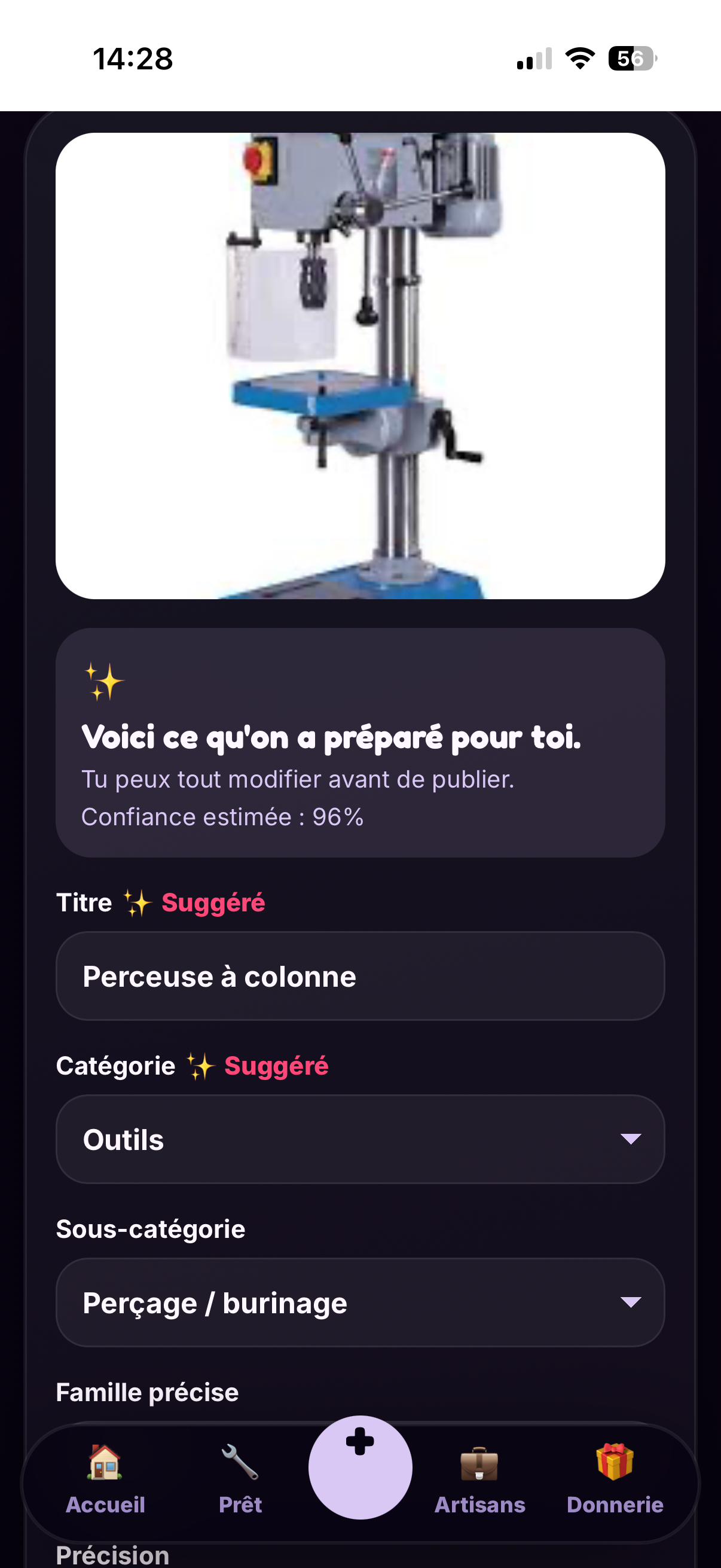 KicékiPrête : objets disponibles
